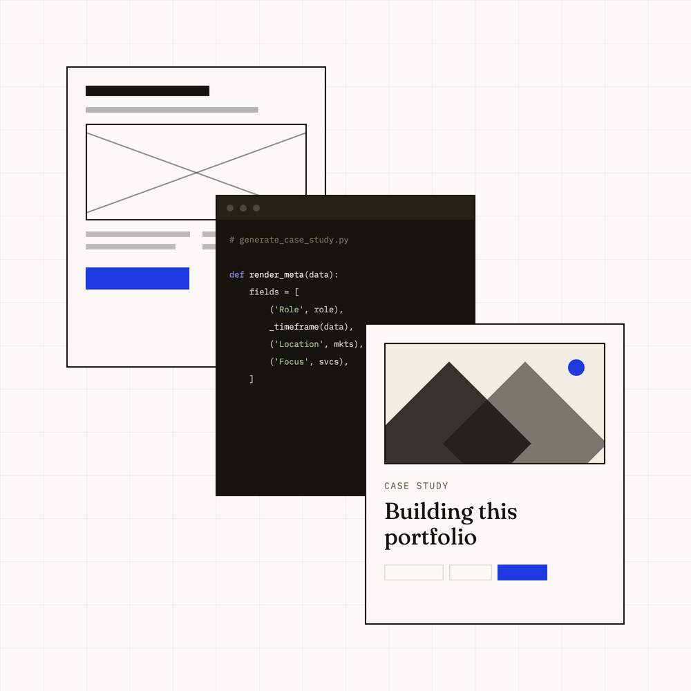 How I made this website