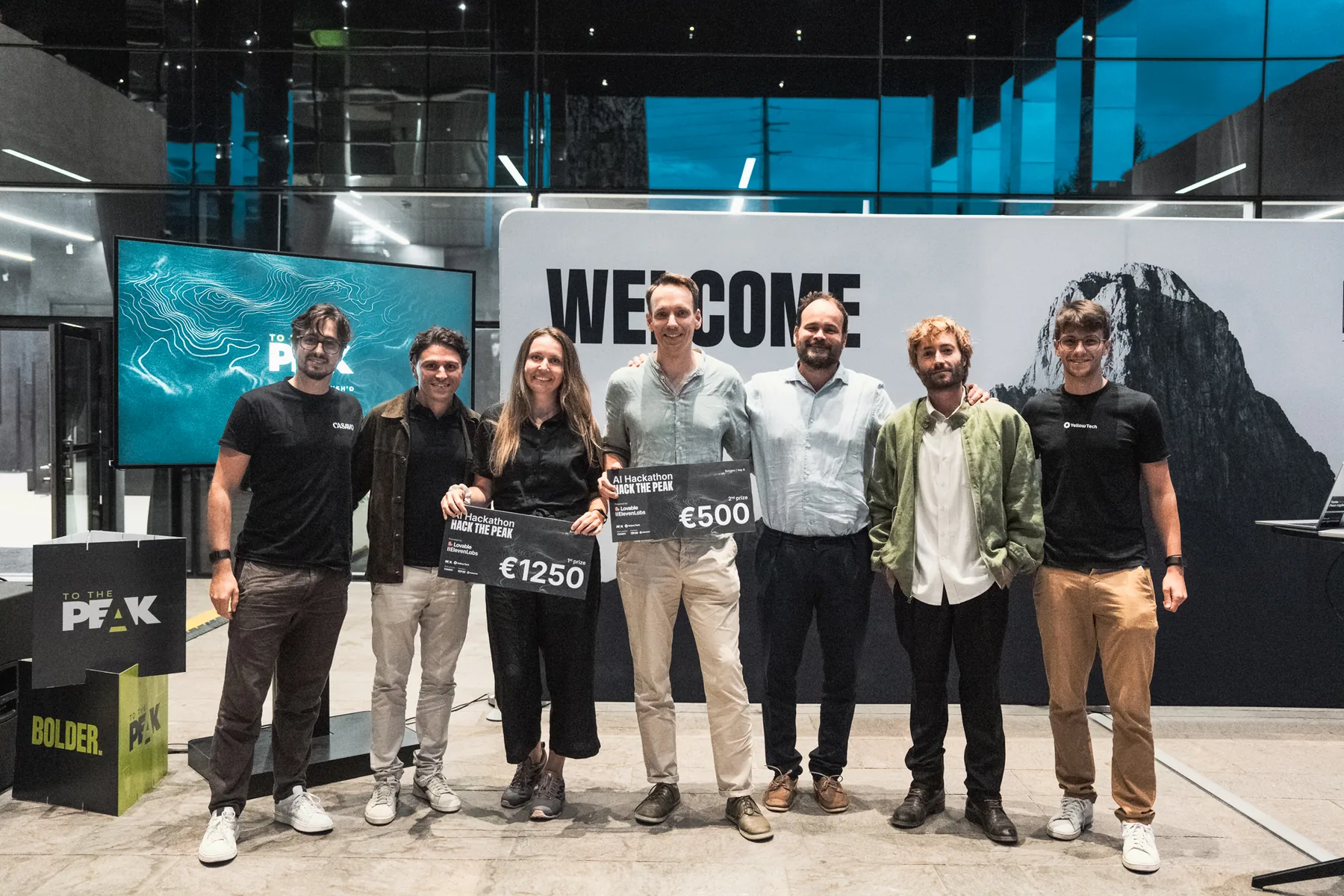 The top projects were presented on stage at NOI Techpark.